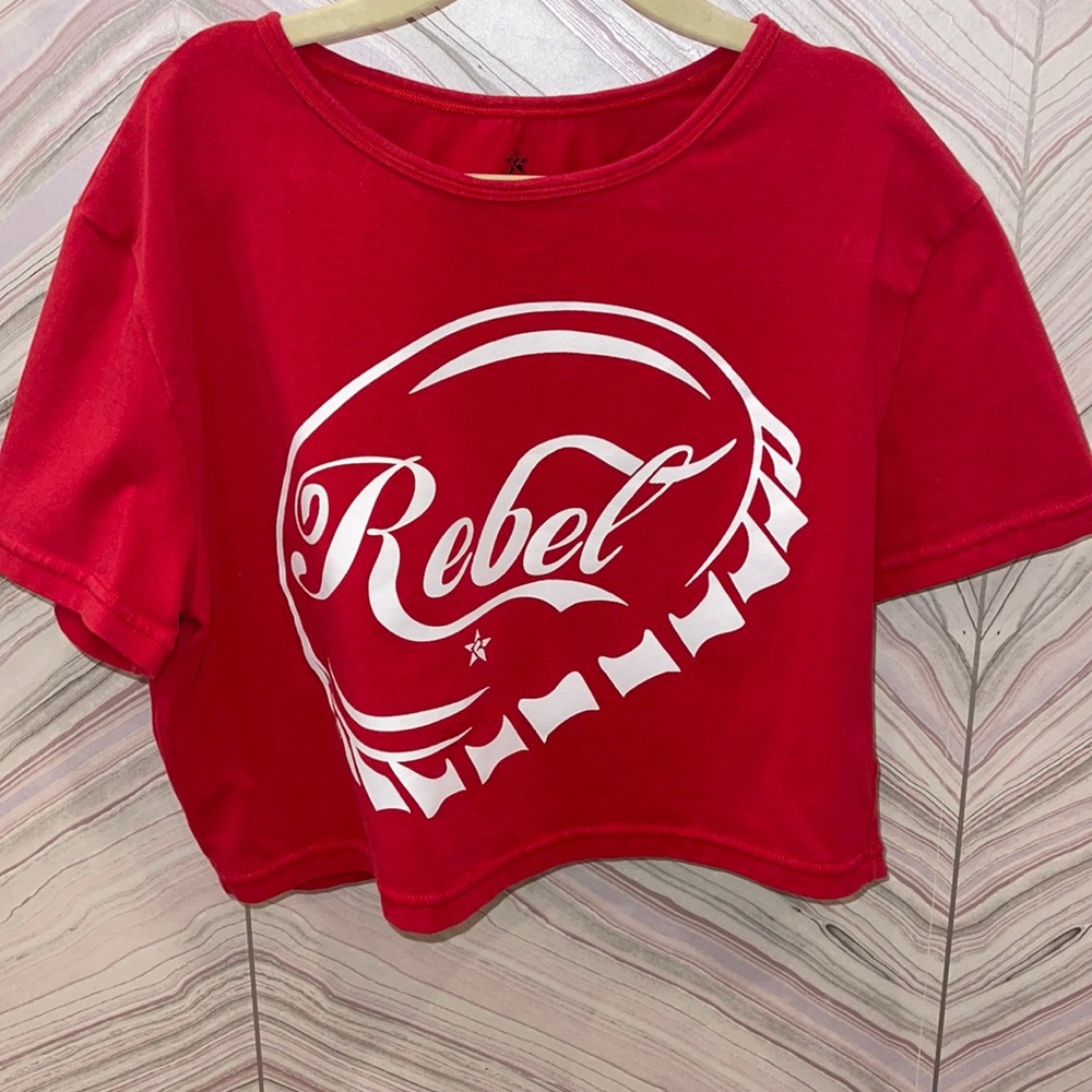 Rebel Red Crop Top